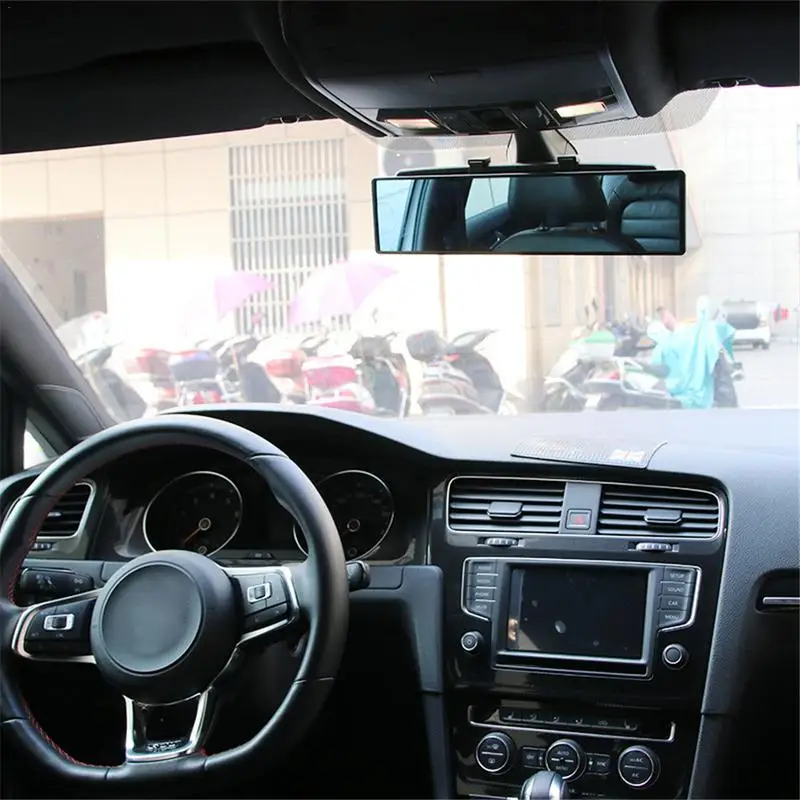 Car rearview mirror car DVR camera HD 1080P rearview mirror digital video recorder dual lens anti-glare blue