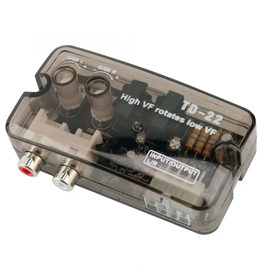 

car power inverter Car Audio Converter Stereo High to Low Frequency Speaker Level Converter with Control Wire accessoire