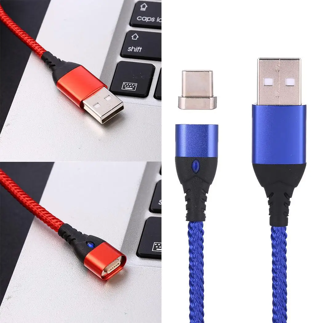 

Micro USB Type C Magnetic Charging Cable Anywhere You Need Compatible 3A Attraction For Interface Port Android