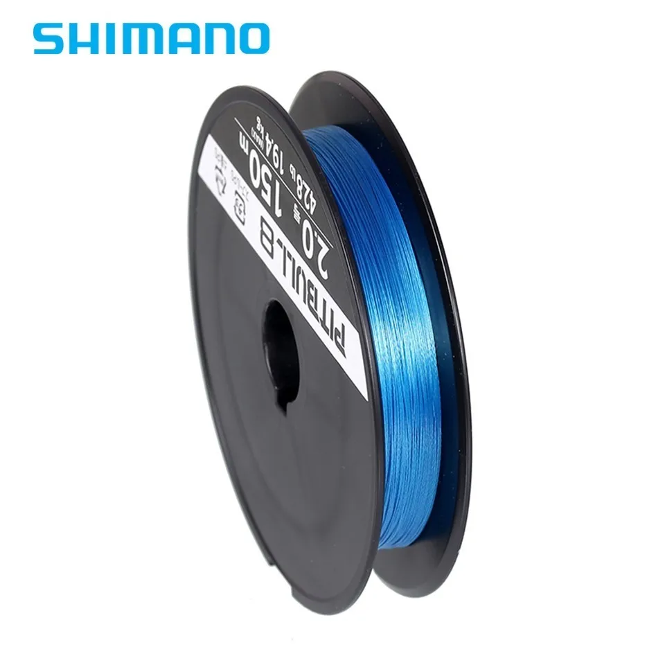 Оригинальная плетеная леска SHIMANO PITBULL X4 X8 X12 PE 0 6 #0 8 #1 2 5 #2 #150 м зеленый синий Сделано