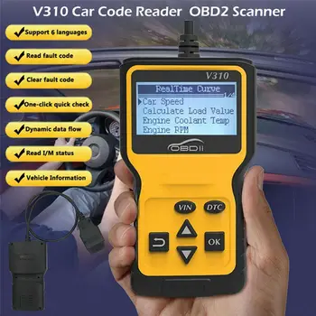 

US Scanner Diagnostic Code Reader New V310 OBD2 OBDII Car Diagnostic Tool
