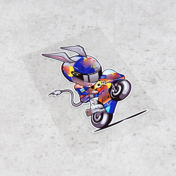 

GalonDeco MOTO GP Reflective Sticker NO.8 MILLER Motorcycle Fashion Decals Helmet Stickers Automobile Graphics Racing Sticker