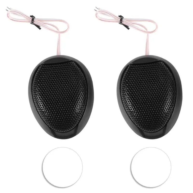 

1 Pair Black Silver Car Tweeter Speakers 1000W 4 Ohms Super Power 98dB Auto Audio Loudspeakers High Performances