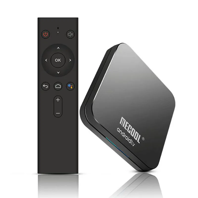

MECOOL KM9 Android 9.0 TV Box Amlogic S905X2 4GB LPDDR4 32GB EMMC 2.4GHz + 5.8GHz WiFi BT4.1 Support 4K H.265 With Voice Remote