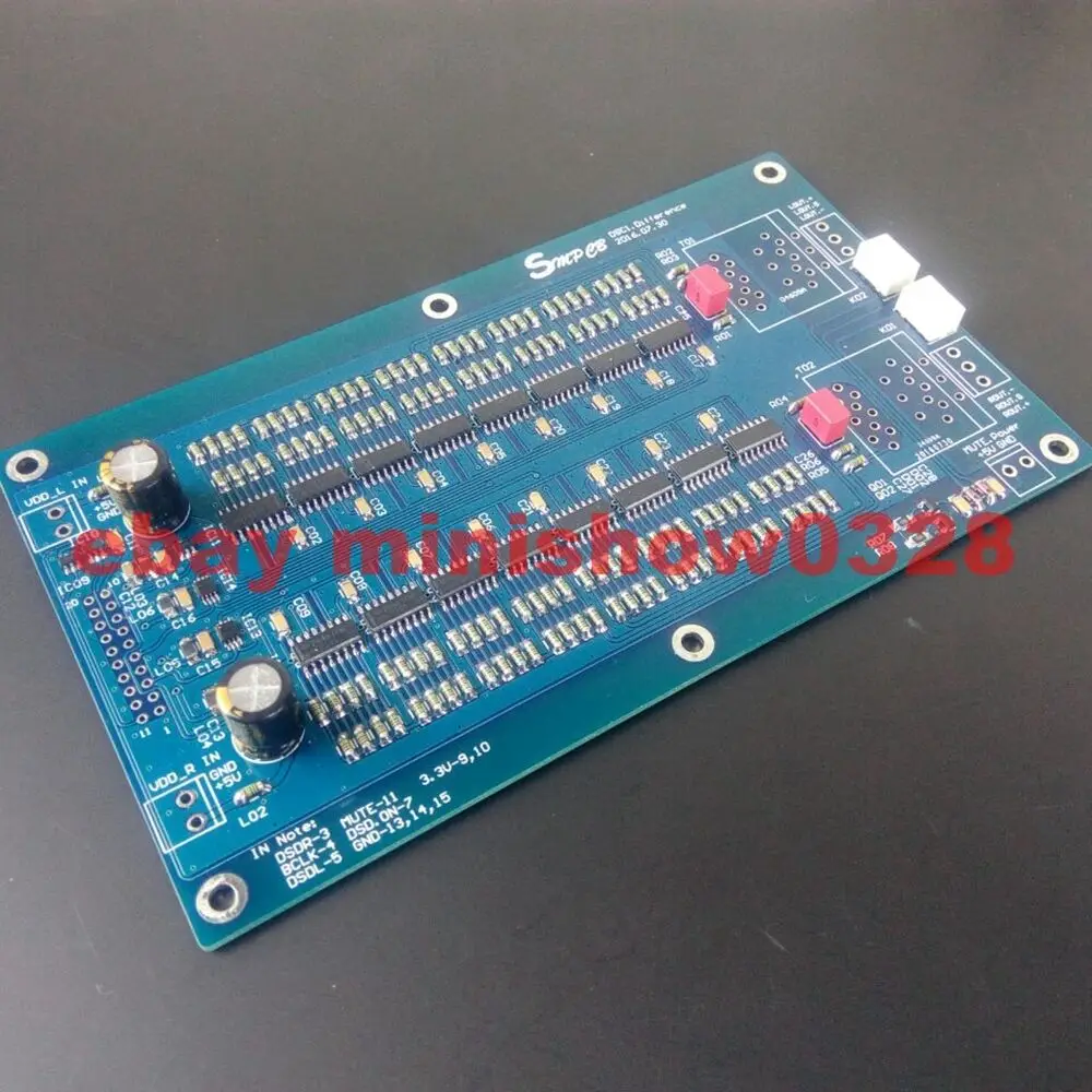 Дифференциал Mshow DSC1 DAC DSD512 без аудиотрансформатора совместимый с картой Amanero или