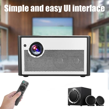 

H1 True 3D HD 1080P DLP Home Theater Outdoor Mini Projector 110-240V 2019 Hot