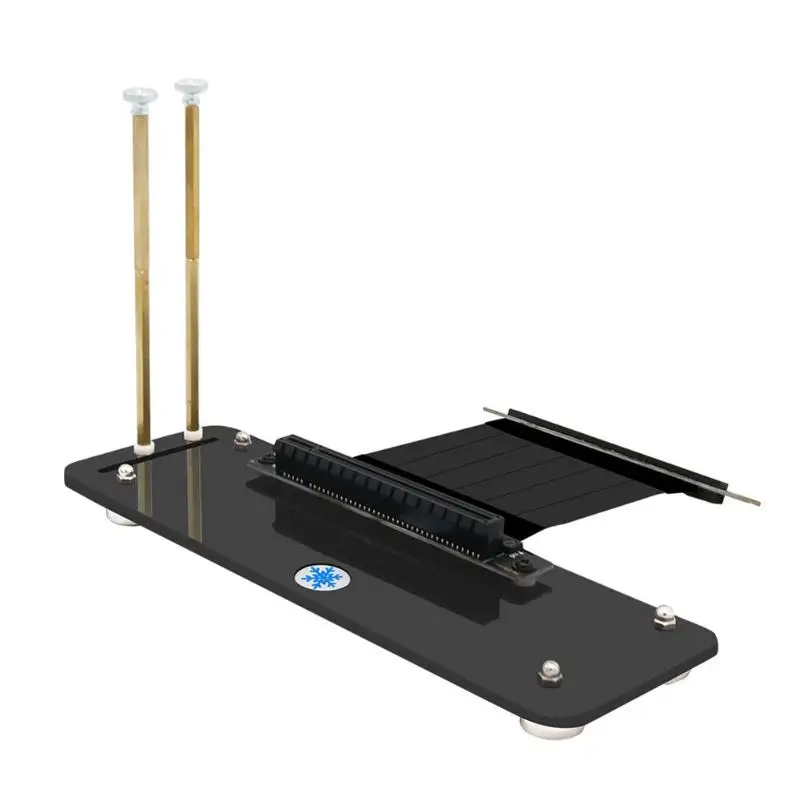 

ALLOYSEED PCI- E 3.0 16X Graphics Card Stand Base Magnetic Holder Bracket for DIY ATX Case with PCI-E Extension Cable