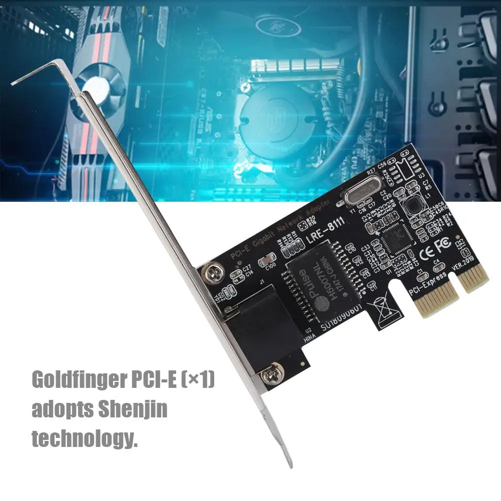 Настольный ПК Gigabit LAN RTL8111G для компьютера ноутбука 1000 Мбит/с PCI E 2019 Новинка|Сетевые
