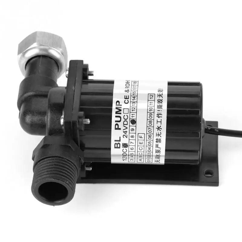 DC 12V 10W Бесщеточный Водяной насос высокая термоустойчивость циркуляция низкий