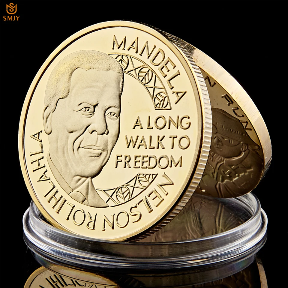 

1993 South African President Nelson Mandela Gold Nobel Peace Prize Commemorative Coin Collection