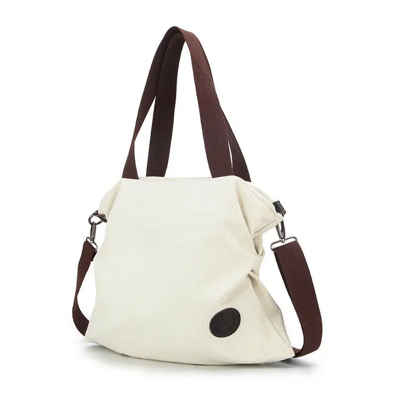 

New Women Canvas Handbag Shoulder Messenger Bag Satchel Tote Purse Bag Fashion Lovely Crossbody Bag Pretty Large Multifunction
