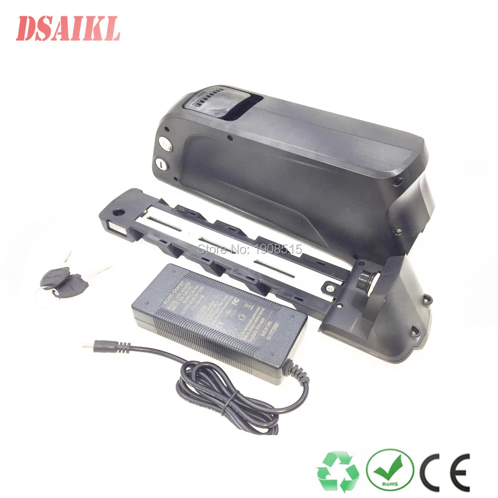 

EU US no tax 250W 500W ebike Shark battery pack 36V 11.6Ah lithium battery with charger