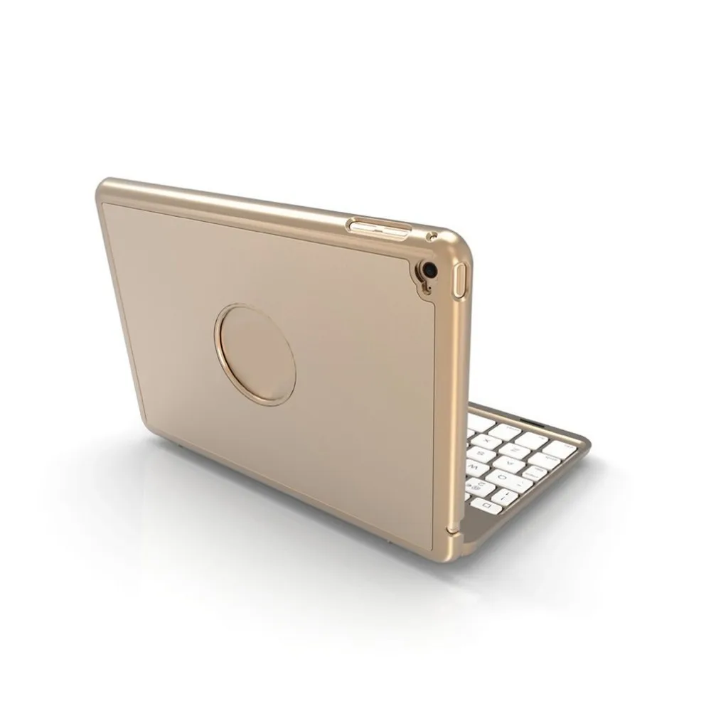 

Colorful Backlit Aluminum Alloy Keyboard Case With Stable Connection Strong Model Smart Bluetooth Connection Flip Cover
