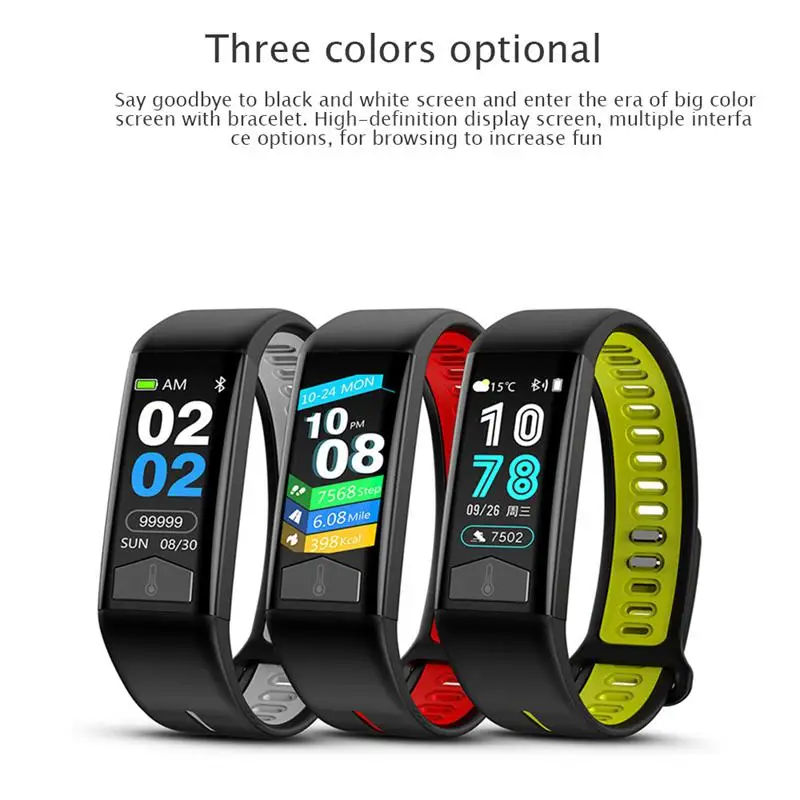 

Smart Bracelet A New Generation Health Monitoring IP68 Waterproof Sports Ring Body Temperature Measurement Bracelet Smart Watch