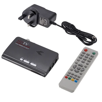 

DVB-T DVB-T2 TV Tuner Receiver DVB-T-T2 TV Top Box VGA AV CVBS 1080P HDMI digital HDTV Satellite receiver With Remote Control