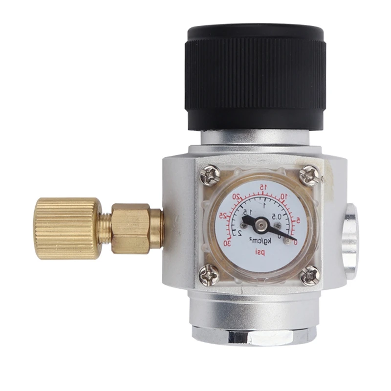 

Mini Co2 Gas Regular 0-30Psi Keg Charger With 3/8 inch Thread For Homebrew Beer Kegging