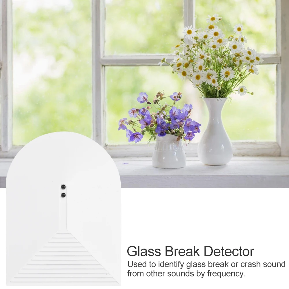 

9-16V DC Wireless Vibration Glass Break Breakage Sensor Detector Home House Glassbreak Security Alarm hot sale 2019