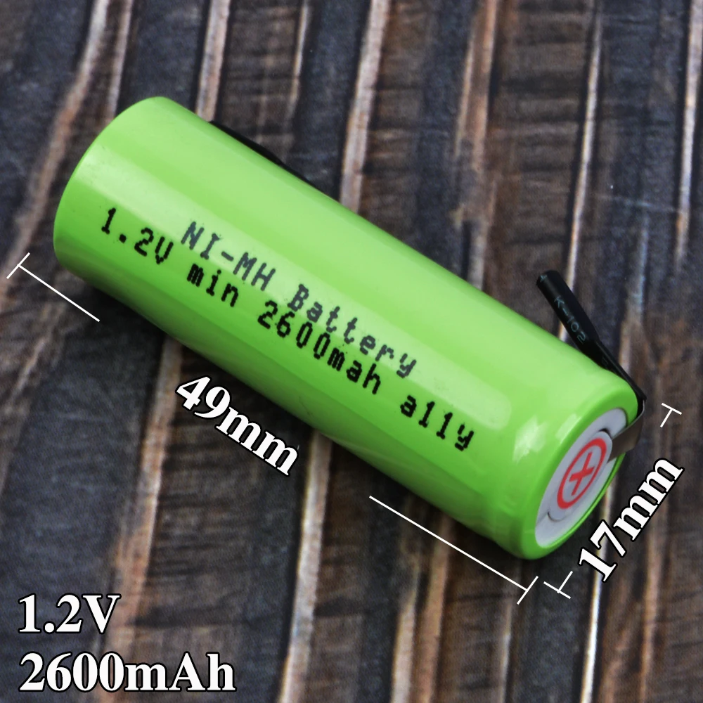 Bateria de Substituição para Braun Escova de Dentes Oral b Triumph 5000 9000 9500 9900 Elétrica Baterias 49mm x 17mm