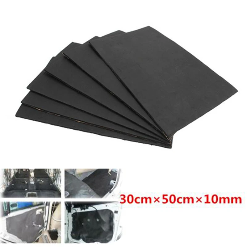 

6 pcs Car Van Sound Proofing Deadening Insulation Closed Cell Foam 10mm