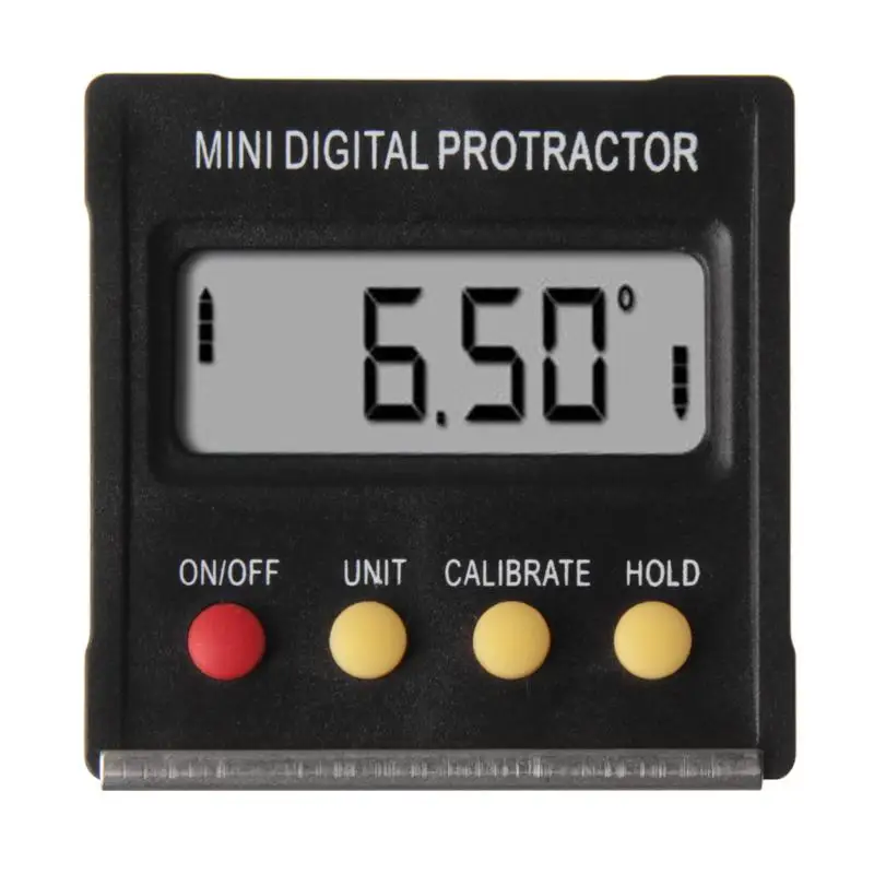 

Waterproof 360 Degree Digital LCD Display Protractor Inclinometer Electronic Angle Meter Angle Gauge Mini Magnetic Base Measurin