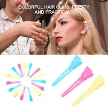 6 шт./партия профессиональные салонные зажимы для волос своими руками парикмахерские шпильки пластиковые аксессуары для укладки инструменты заколки для волос