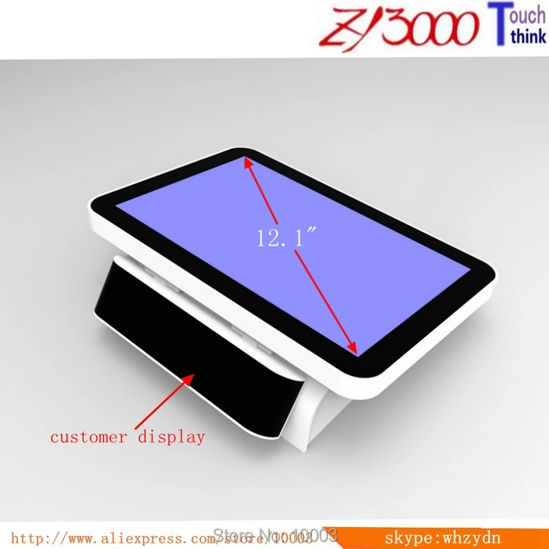 Новых рабочих windows 12 дюймов pos сенсорный экран pos система кассовый аппарат
