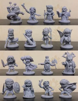 

1/72 Scale Models 16 Pieces Arcadia Hero Quest Modelismo Wargame Plastic Model Kits Toys For Children Free Shipping