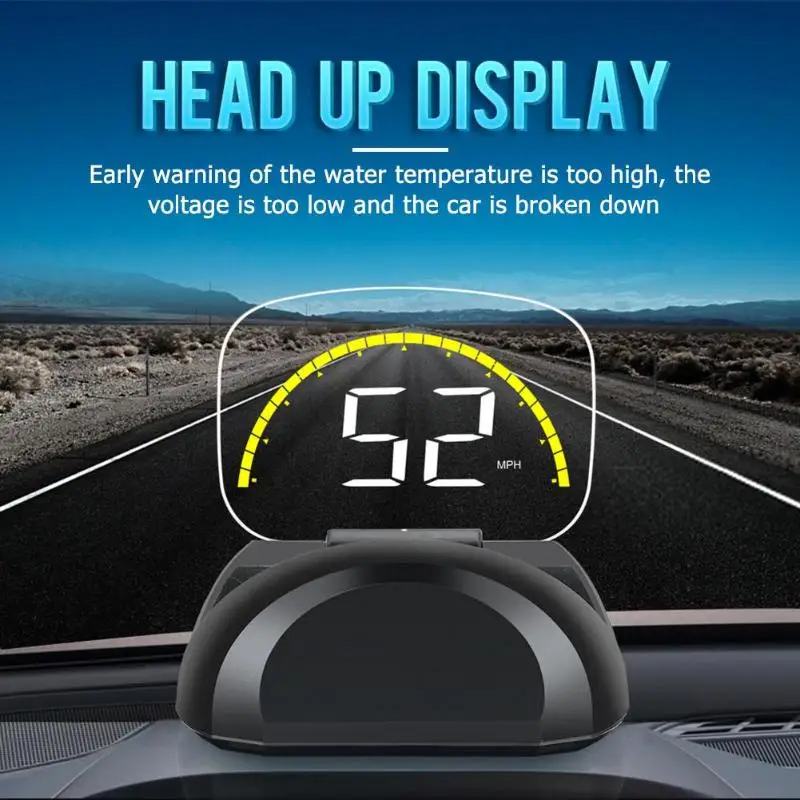 

C700S OBD2 HUD Head-Up Display With Mirror Projection Digital Car Speed Projector On-Board Computer Fuel Mileage Warning System
