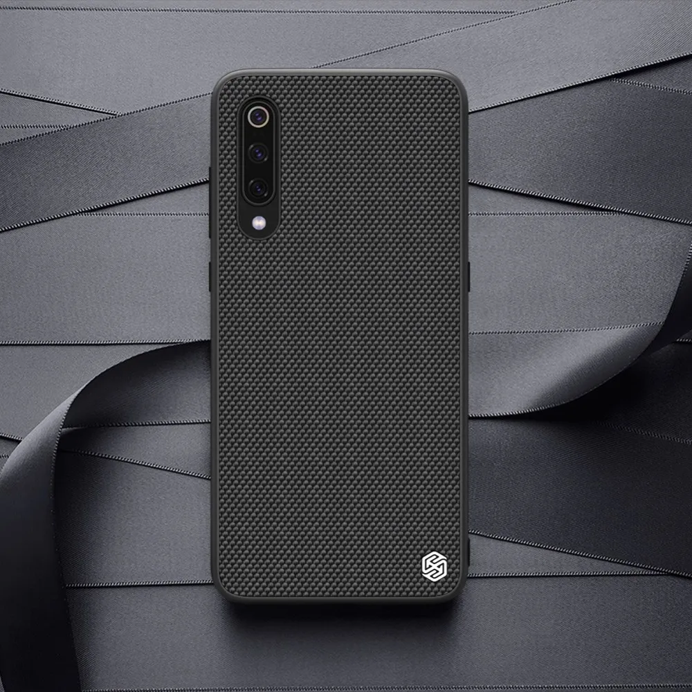 

NILLKIN for Xiaomi Mi 9 Explorer Case Textured Nylon Fiber Hard PC Panel+TPU Frame Back Cover Case for Xiaomi Mi 9 Mi9 M9