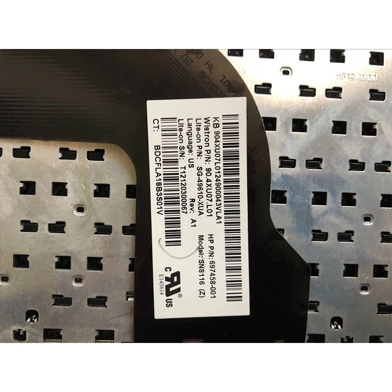 Новая клавиатура для ноутбука HP Pavilion 670323 001 SN8116 681980 697458 US|Клавиатуры замены| |