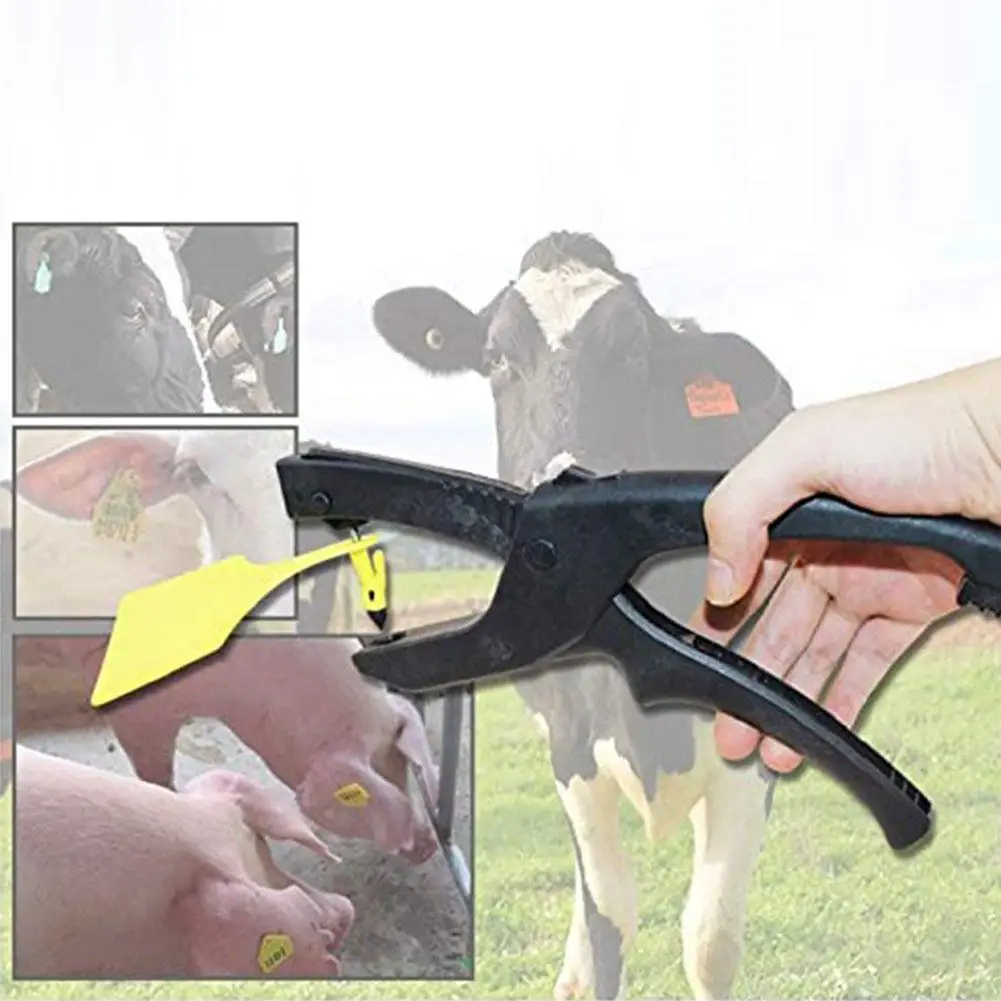 Adeeing интегрированные плоскогубцы монолитные коровья корова уха бирка специальный инструмент для установки