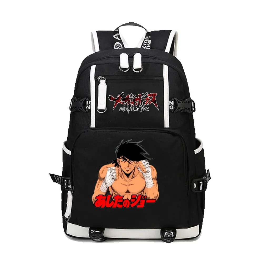 

Anime Megalo Box backpack Unisex Shoulder Bag Laptop Bag teenagers Student Book Bag Printing canvas backpack