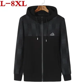 

8xl 7xl New Spring Autumn Jacket Men Casual Plus Size Patchwork Windbreaker Jacket Male Outwear Zipper Thin Coat Brand Clothing