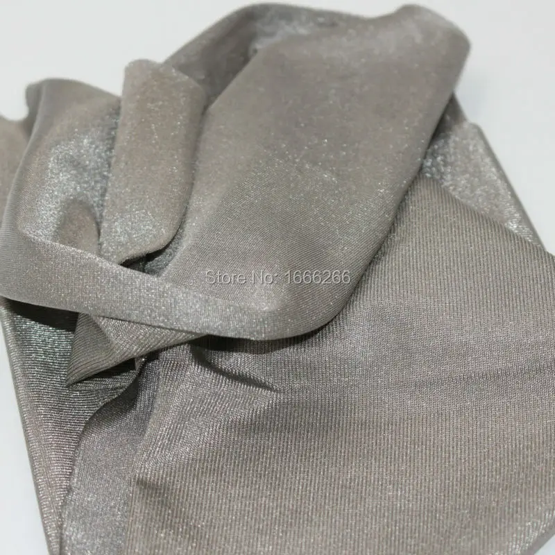

BLOCK EMF EMI 100% silver fiber Electromagnetic fabric use for anti RF Suit and Cap YSILVER81#