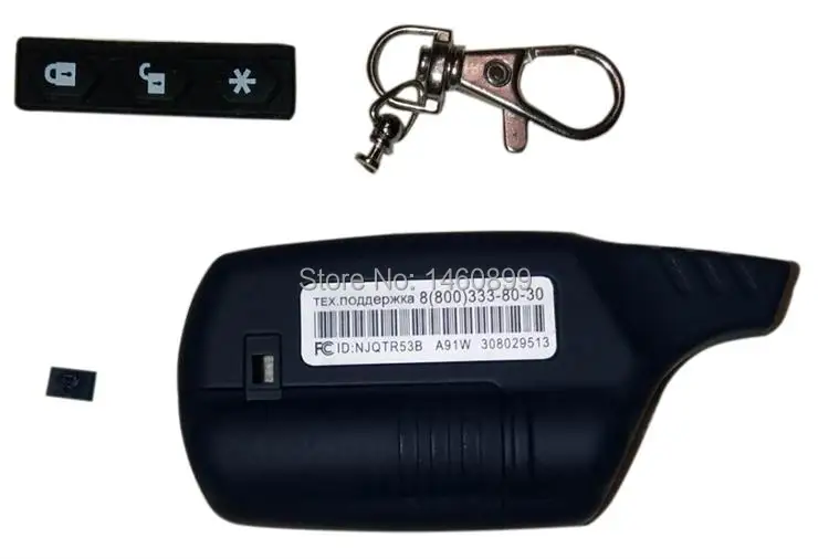 Брелок для ключей A91, чехол для ключей, брелок для русской Starline A91 A61, ЖК-пульт, двухсторонняя Автомобильная сигнализация B9 B6 B91 B61 V7