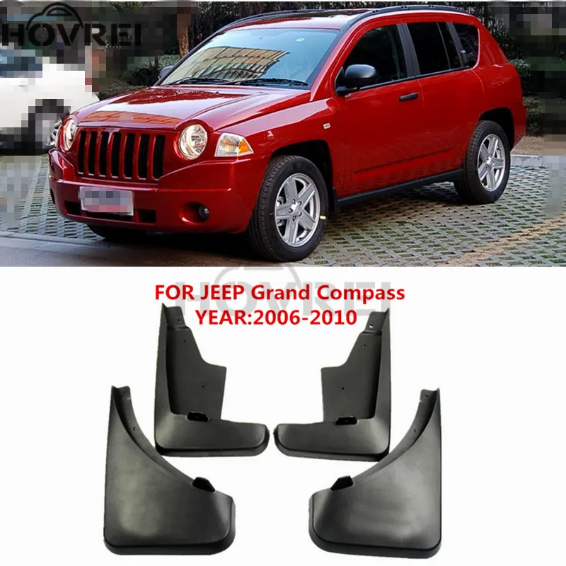 

4pcs/set car Mudguards Mud Flaps Splash Guard For JEEP COMPASS 2006 2007 2008 2009 2010 fender