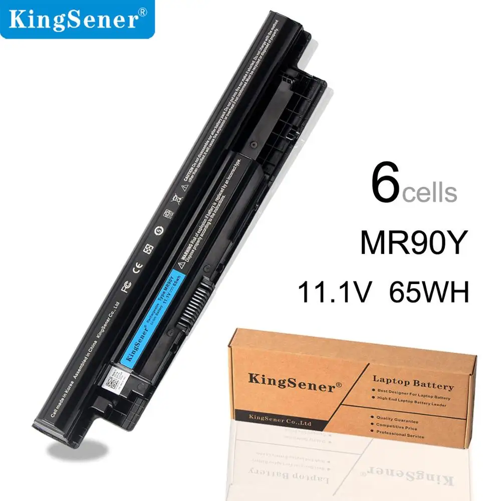 KingSener MR90Y ноутбук Батарея для DELL Inspiron 3421 3721 5421 5521 5721 3521 3437 5537 Vostro 14-3449 2421 2521 XCMRD 6000 мА-ч