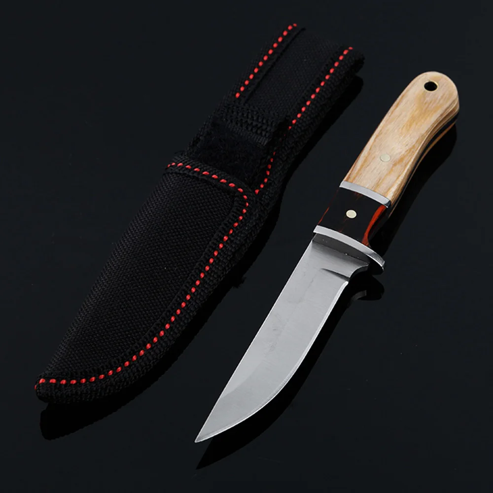 Супер PDR нож Couteau CYHWD87 открытый фиксированный из нержавеющей стали Дамасские