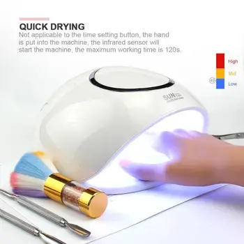 

48W Nail Dryer UV LED Nail Lamp Gel Polish Curing Lamp Timer 24LED Display Lamp for Nail Dryer Manicure Polish Curing Tools