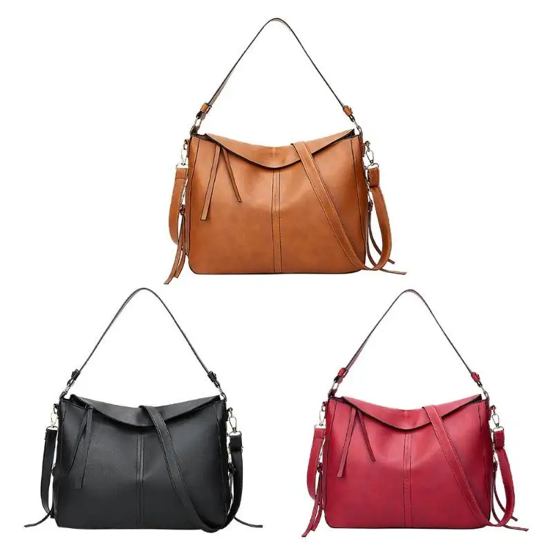 

Soft Leather Large Totes Satchel Shoulder Handbags Sling Crossbody Messenger Bags For Women
