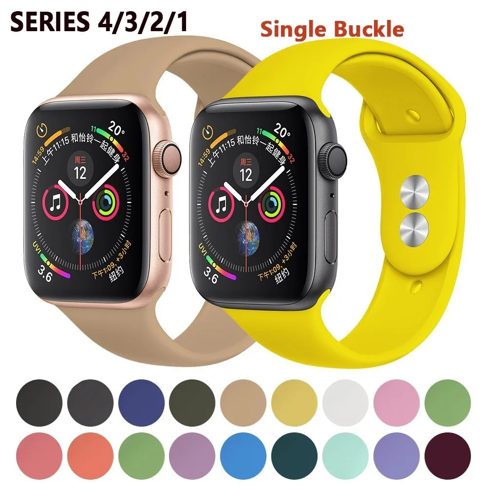 Ремешок для apple watch Группа apple watch 4 3 iwatch Группа 42 мм 38 мм 44 мм 40 мм pulseira correa Браслет Смарт часы аксессуары петля