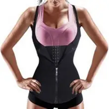 Для женщин талии тренер корсет молния жилет средства ухода за кожей шейкер майка с регулируемым бретели для нижнего б