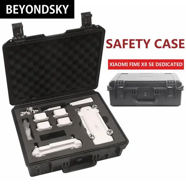 Best Offers Xiao mi Drone FIMI X8 SE Version Safety Box Quadcopter HD 4K Edition Remote Control Accessories Suitcase