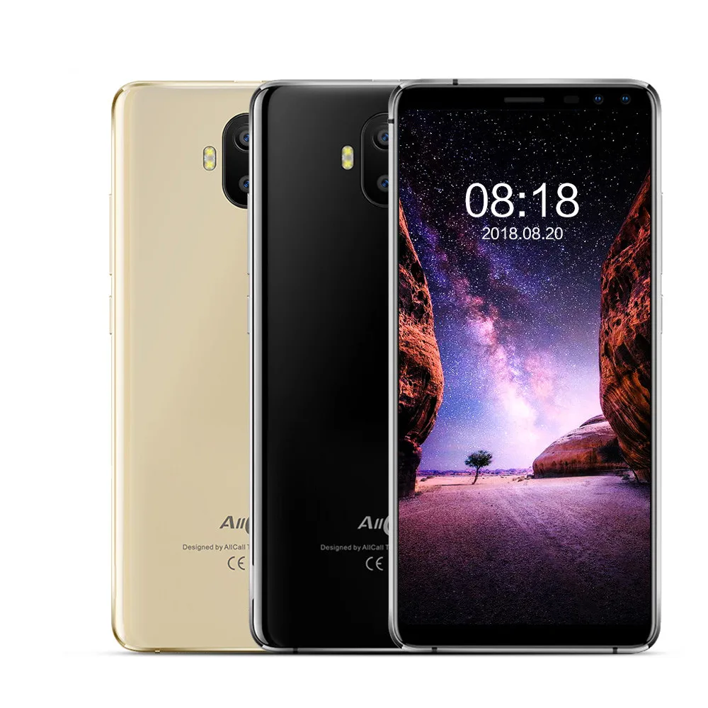 AllCall S1 3G Smartphone 5.5'' Android 8.1 MT6580 Quad Core 2GB RAM 16GB ROM 13.0MP+2.0MP Dual Rear Camera 5000mAh Mobile Phones AllCall S1 3G Smartphone 5.5'' Android 8.1 MT6580 Quad Core 2GB RAM 16GB ROM 13.0MP+2.0MP Dual Rear Camera 5000mAh Mobile Phones