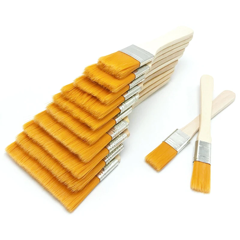 

New 12 Pcs Wooden Oil Painting Brushes Set Artist Acrylic Watercolor Paint Tool