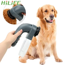HILIFE Cat Dog Deshedding Clipper Cat Dog Animals Hair Comb Portable Electric Suction Device Pet Grooming Vacuum Fur Cleaner professional high power pet electric clipper cat and dog shaving device teddy long hair rabbit special shearing device