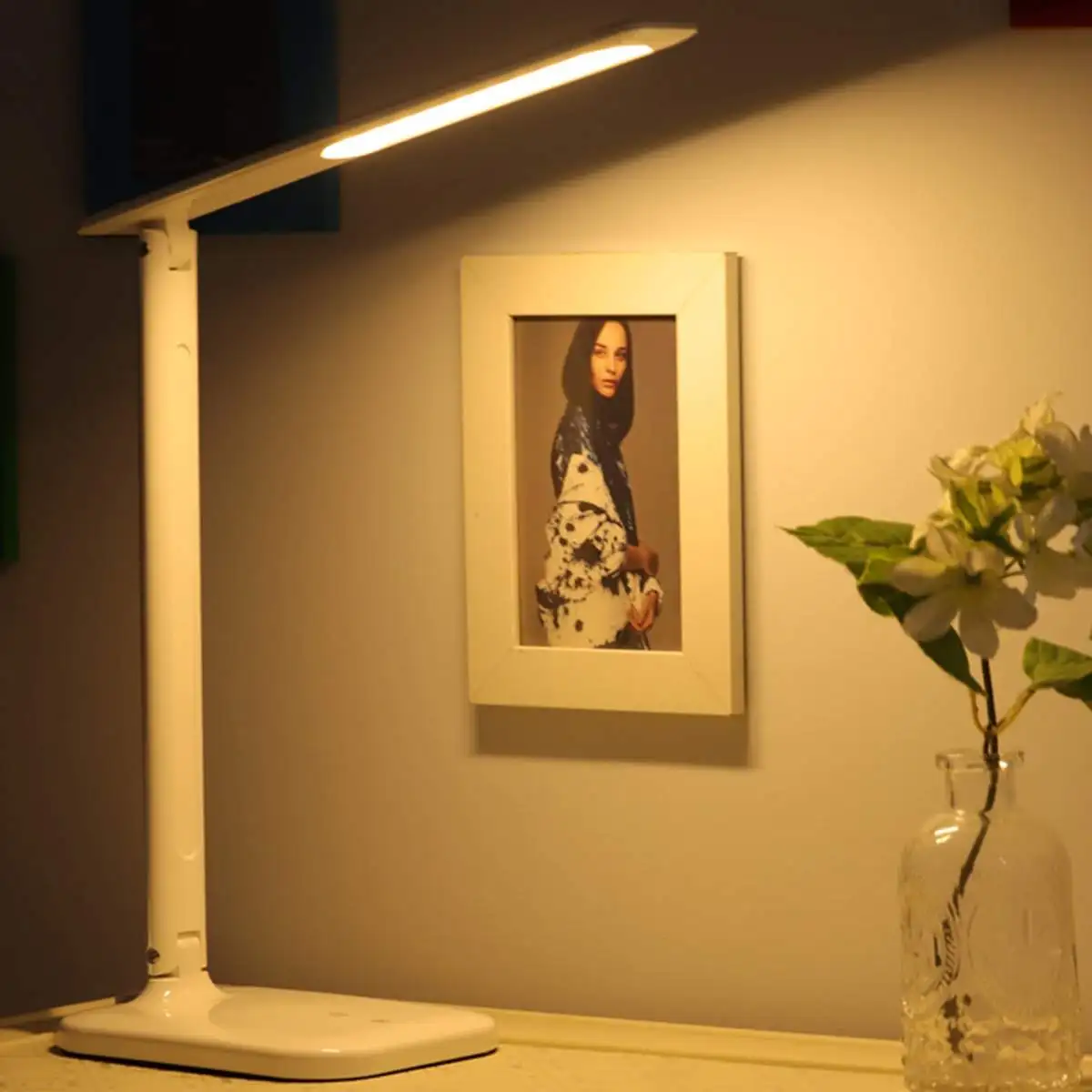 

5W 300LM 28LED Table Lamp Lounge Light Bedside Desk Office Work Lighting Flexible Student Reading Study Desk Lamp Rechargeable