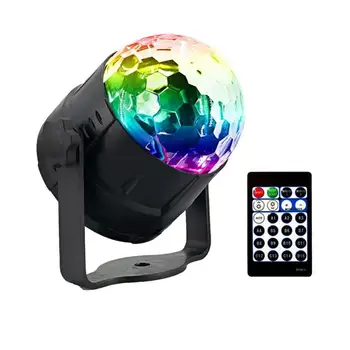 

15 Color Ripple Party Lights Disco Ball RC Sound Activated DJ Flame Lamp Party Ball Light LED Stage Lights Effect Show Lighting