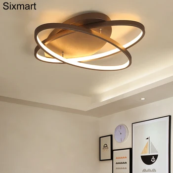 

Oval Led Chandelier Lights Luminaire Plafonnier For Living Room Kitchen Bedroom Lamp Modern New Light Fixtures Lighting Dimmable