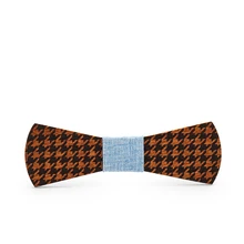 Дизайнерская деревянная бабочка Мужская ручная работа деревянная бабочка-бабочка тонкий свадебный бизнес модный галстук-бабочка деловая индивидуальность